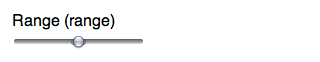 Safari displays a slider control for input type=range.