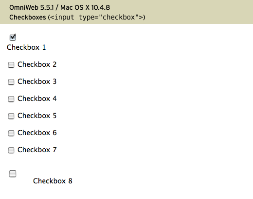 OmniWeb 5.5.1, Mac OS X 10.4.8