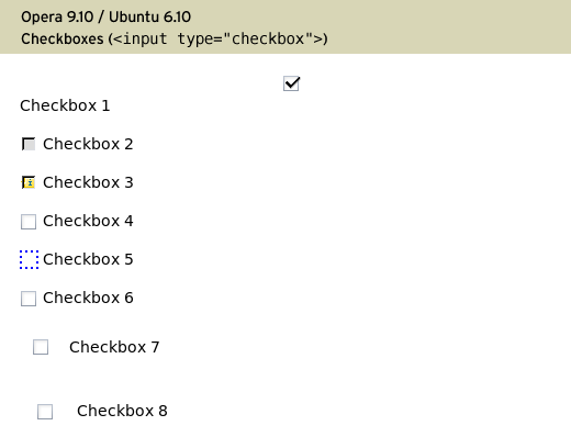 Opera 9.10, Ubuntu 6.10