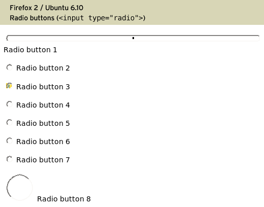 Firefox 2, Ubuntu 6.10