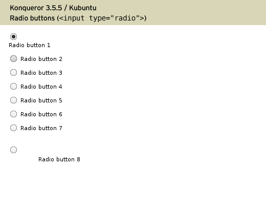 Konqueror 3.5.5, Kubuntu