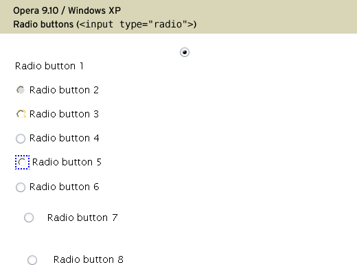 Opera 9.10, Windows XP