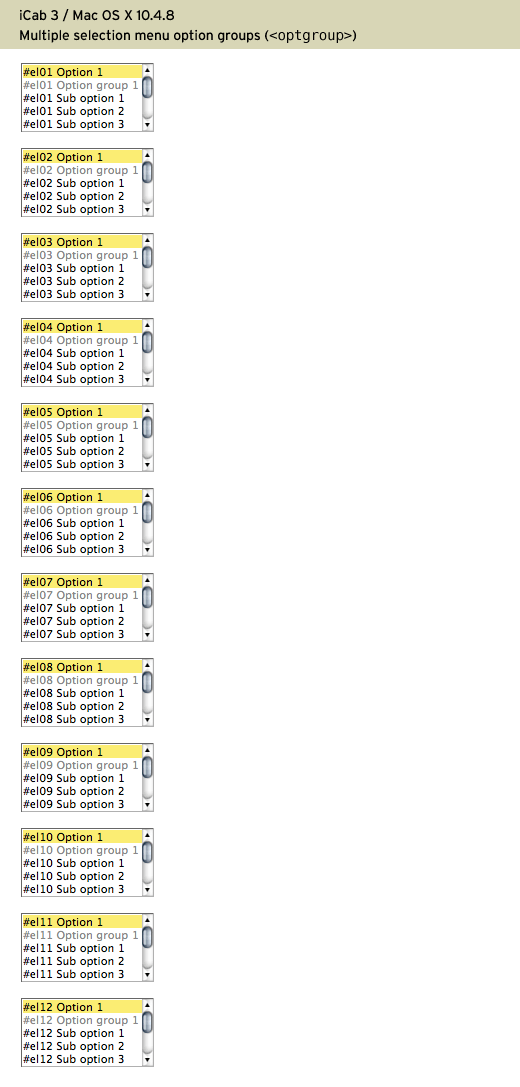 iCab 3, Mac OS X 10.4.8